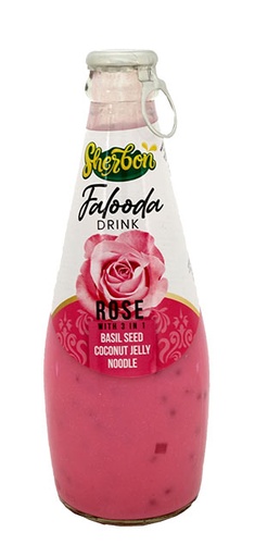 [SHR-FALOODA-ROSE] SHERBON FALOODA DRINK ROSE 290ML