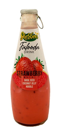 [SHR-FALOODA-STR] SHERBON FALOODA DRINK STRAWBERRY 290ML