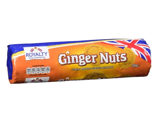 [ROY-GIN-NUT] ROYALTY GINGER NUT COOKIE 300GM