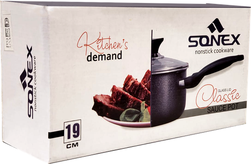 [SON-CSAUCE-POT-19 NO] SONEX NON STICK CLASSIC  SAUCE POT 19CM