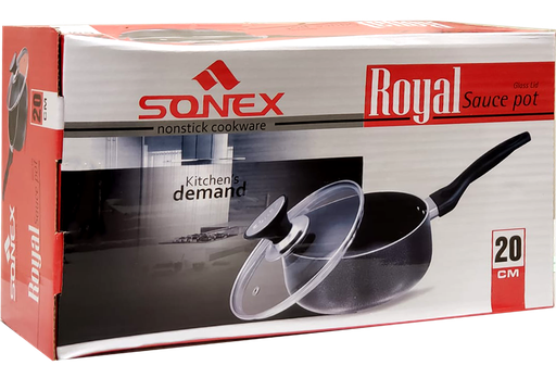 [SON-RSAUCE-POT-20 NO] SONEX NON STICK ROYAL SAUCE POT 20CM