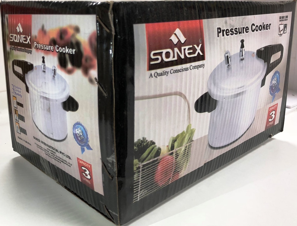 SONEX PRESSURE COOKER -3LTR 
