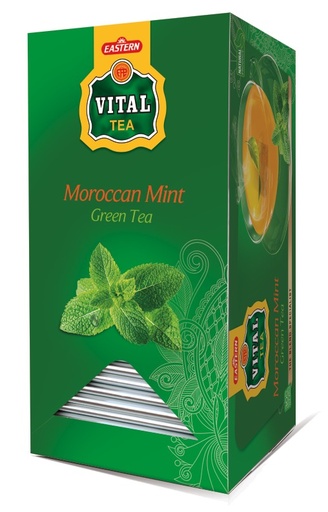 [T-VIT-TB-GMINT] VITAL TEA BAGS  GREEN TEA WITH MINT 30 T BAGS