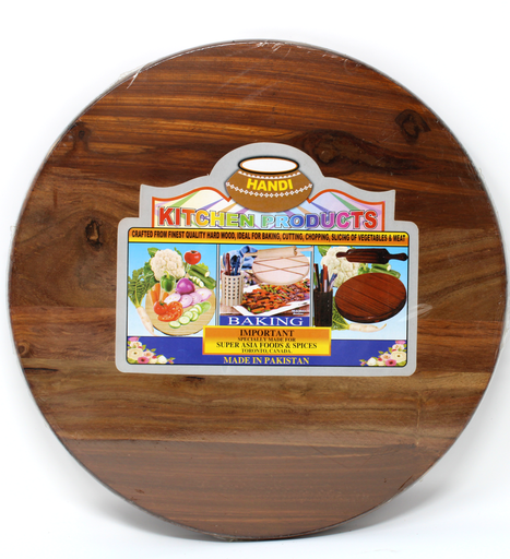 [W-CHAKLA-6PCS] HANDI UTW WOODEN CHAKLA ROLLER PIN BOARD 6 PCS