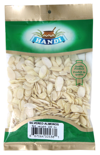 [IN-ALMONDS-SLV] HANDI SLIVERED ALMONDS 100gm