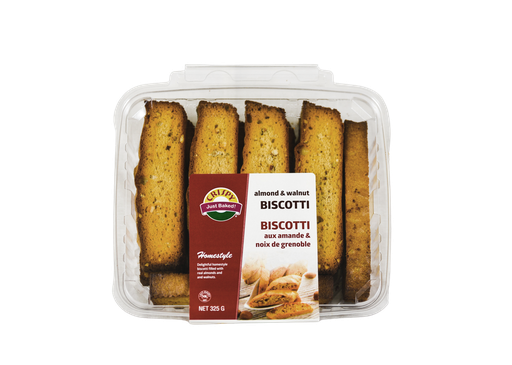 [CRP-BIS-ALM] CRISPY BISCOTTI ALMOND & WALNUT 325G