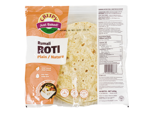 [CRP-ROTI-RUMPL] CRISPY ROTI RUMALI PLAIN 600G