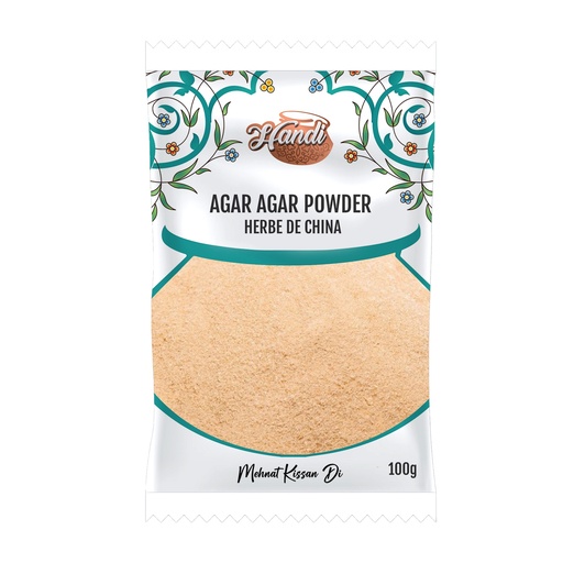 [IN-AGAR-PDR] HANDI PS AGAR AGAR POWDER 100GMS