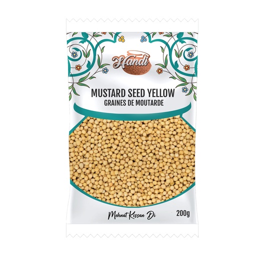 [IN-MUS-YELLOW] HANDI PS MUSTARD SEED YELLOW 200GM