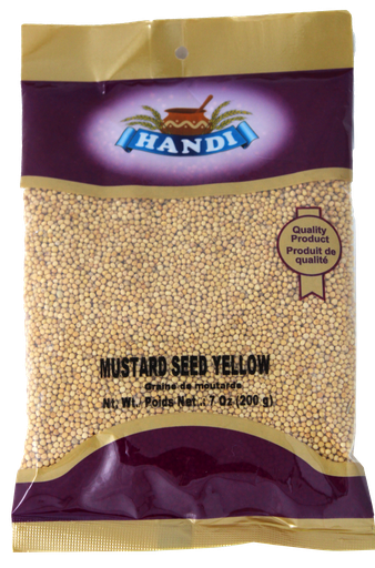 [IN-MUS-YELLOW] HANDI PS MUSTARD SEED YELLOW 200GM