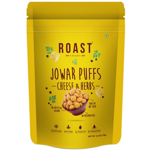 [RF-JOWAR-HERBS] ROAST FOODS JOWAR PUFFS - CHEESE & HERBS