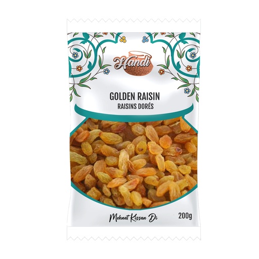 [IN-GOLD-RAISIN] HANDI DF RAISIN GOLDEN 200GM