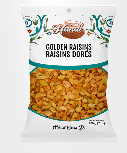 [IN-GOLD-RAISIN] HANDI DF RAISIN GOLDEN 200GM