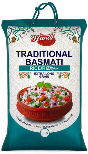 [RCE-THND-10LB] RICE HANDI TRADITIONAL BASMATI 10LBS