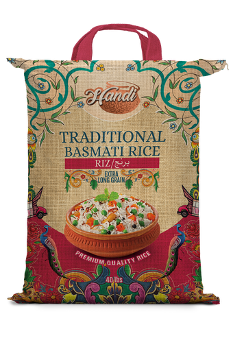 [RCE-THND-40LB] HANDI TRADITIONAL BASMATI RICE 40LBS